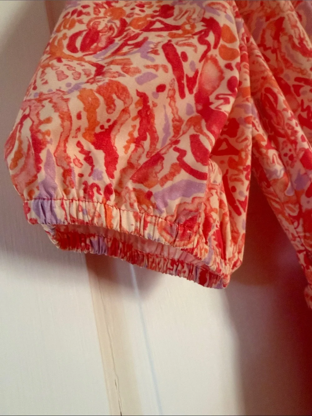 Current Air Los Angeles Printed Dress with Tie Waist